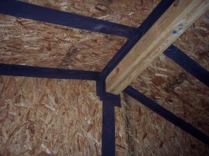 Peel-and-stick panel tape provides added assurance that SIP panel seams will remain airtight