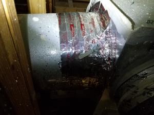Wrong - This tape product is not code approved for duct sealing.