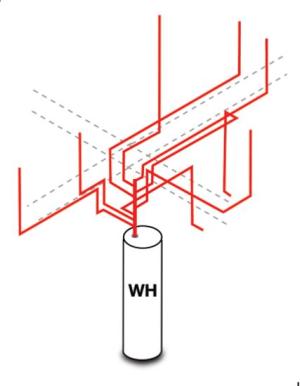 Manifold plumbing layout - plumbing diagram.
