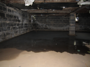 Moisture problems must be dealt with before sealing and insulating a crawlspace