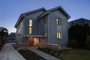 This 3,600-ft2 home built by Weiss Building & Development, in River Forest, Illinois, is a certified  U.S. Department of Energy (DOE) Zero Energy Ready Home and meets Passive House Institute U.S. requirements.