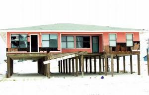 Wrong - Glazing failed due to windborne debris during a hurricane.