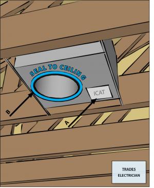 Air Sealing Recessed Light Fixtures Below Unconditioned Space Building America Solution Center