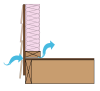 Caulking the base of your walls is a simple way to reduce air leakage, reduce drafts, improve comfort, and increase the energy efficiency of your home.