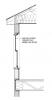 Conceptual line of continuous air barrier - upper wall section