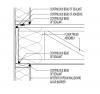 Conceptual air sealing strategy at upper floor band joist