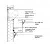 Air seal at built-out soffit