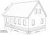 Conceptual 2 foot module house drawing