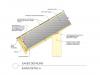 SIP roof panel detailing at eaves with an angled fascia