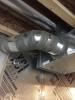 The seams in this HVAC duct are sealed with mastic.
