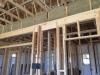 Right – Batt insulation provides additional insulation for the home’s main duct chase.