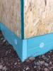 Right – Rigid foam is attached to the exterior of this foundation wall.