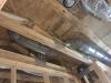 Right – The round metal ducts are sealed with mastic at all joints.