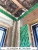 Right – All wood-to-wood joints are air-sealed with caulk or tape.