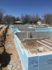 Right – Rigid foam completely covers the foundation walls of the home.