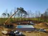 Right – Precast concrete basement walls come to the site with integrated insulation and steel-faced concrete studs.
