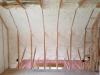 Right – Spray foam insulates the unvented attic.