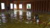 Right – The vapor barrier is thoroughly sealed with tape at all seams.