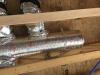 Wrong – Insulation should not be pinched where flex ducts connect to the trunk duct as compression of the insulation here can lead to cold spots and condensation on the duct surface.
