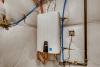 Wrong – If a wall vapor retarder is needed, as in this cold-climate home, openings in the vapor retarder should be sealed with tape. 