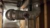 Right – This supply duct is thoroughly sealed at all joints with mastic to prevent air leakage and the duct is equipped with a damper to provide zoned heating and cooling along with other trunk ducts. 