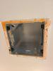 Larger gaps can be filled with rigid foam which is spray foamed into place