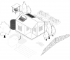 A resilient home with storm shutters, a sump pump that drains to a french drain, rainwater collection, solar thermal and PV, and raised garden beds.