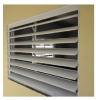 Right – This aluminum jalousie window provides solar control while allowing view and ventilation. 