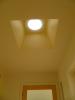 Light tubes are installed in hallways and closets to bring natural daylight into the home, even in areas that do not have direct windows. 