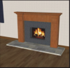 A masonry chimney is reconstructed to withstand seismic forces by adding an insert to the existing firebox
