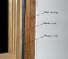 Closed-cell backer rod is installed for air-sealing window and door rough openings.