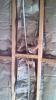 Wrong - Craft faced batt insulation is not cut to fit  around PEX plumbing pipe.