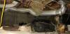 Wrong – This metal duct is crushed, is sealed with duct tape instead of mastic or UL-181 metal tape, and is not correctly supported.