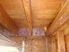Wrong - Rigid insulation blocking is installed but not air-sealed with spray foam around edges.