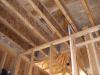 Wrong – An opportunity to use structural members as a natural air barrier was missed in this home and blocking was not initially planned for between the garage and living space.