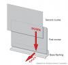 Install all layers of the drainage plane to overlap, not underlap, to direct bulk water down and out of the wall.
