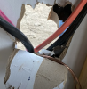 Durability concerns on a house continuously sheathed with a proprietary fiber structural panel used as bracing. Photo 2 of 2. 