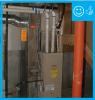 Direct vent appliance installed