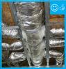 Trunk to duct connections are properly insulated and have been sealed with mastic