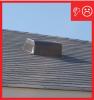 Ventilation inlet does not terminate high enough above the roof deck