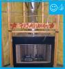 Right – Insulation installed behind fireplace prior to air barrier installation