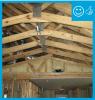 Right – The knee wall is properly insulated and air sealed.