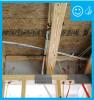Right – Air barrier and penetrations sealed between porch attic and conditioned space