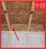 Wrong – Air barrier not sealed between porch attic and conditioned space