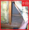 Wrong – Insulation does not fill entire cavity nor is there an air barrier present between the double wall