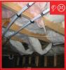 Wrong - Sub-floor insulation is not properly installed or supported.