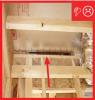 Wrong – Seams of air barrier not sealed