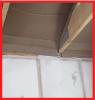 Wrong - Wind baffle installation will not allow insulation over the top plate.