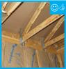 Right - Wind baffle installation will allow proper insulation depth over the top plate.