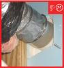Wrong – Penetration hole is larger than duct and not sealed